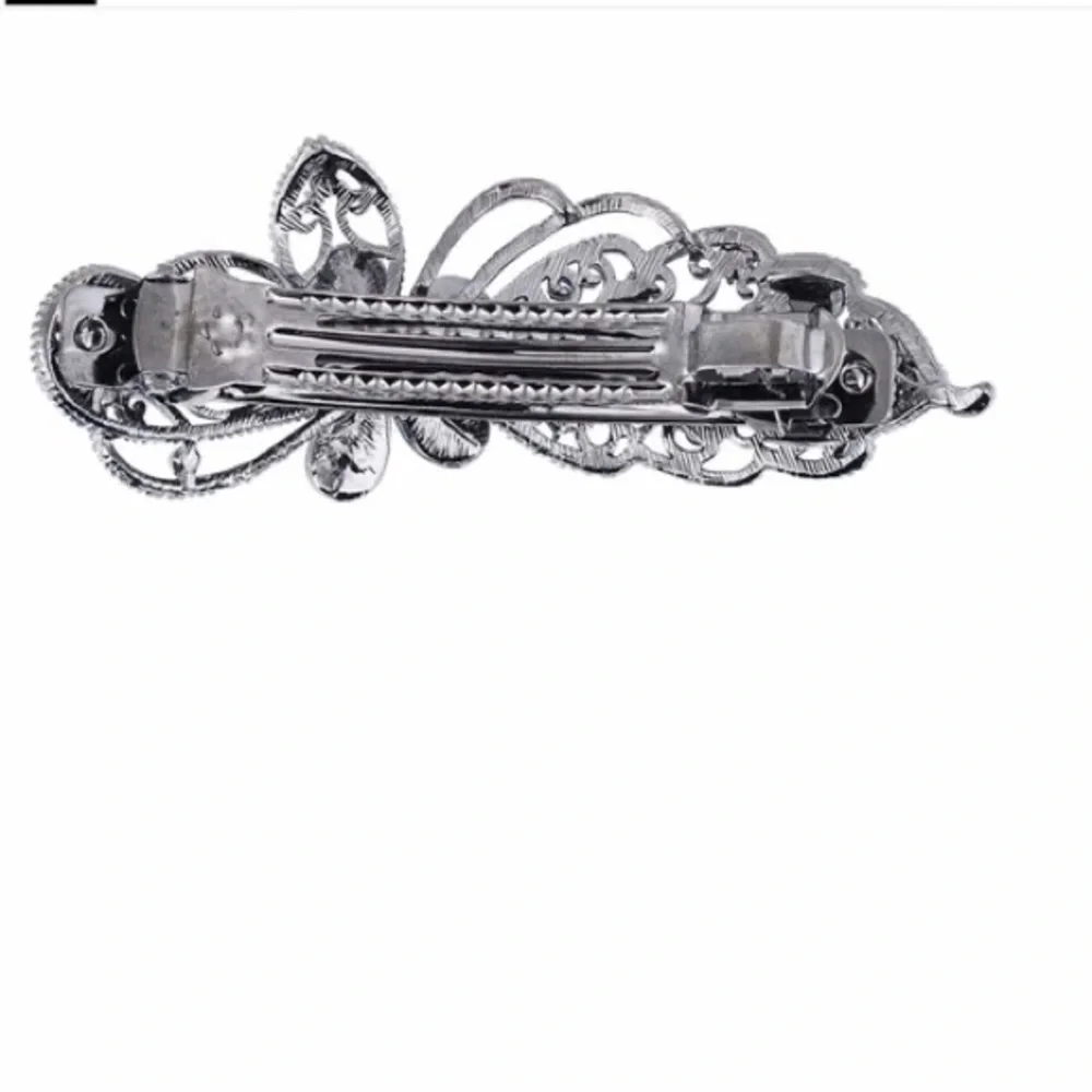 Single Retro Hair Accessories Barrettes For Women Crystal Flower